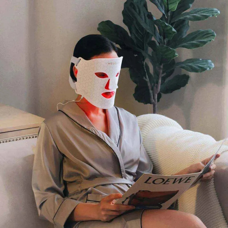 Máscara Facial de Luz LED Rejuvenescedora GlowSkin™